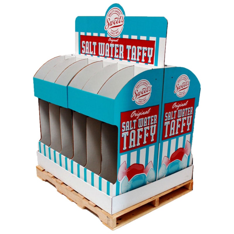 Sweets Full Pallet Display | Wasatch Container, North Salt Lake, Utah, USA