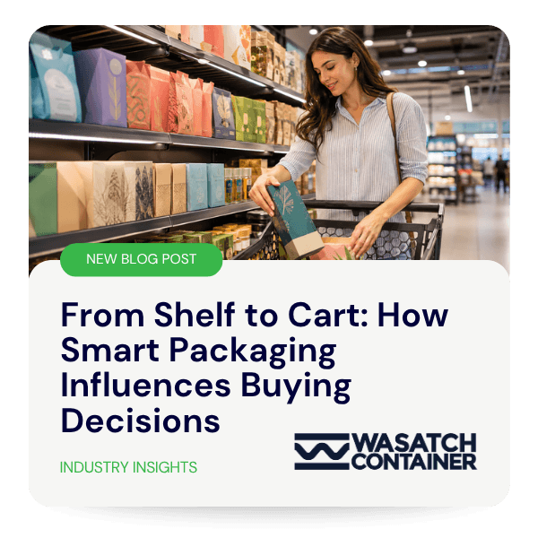From Shelf to Cart How Smart Packaging Influences Buying Decisions | Wasatch Container, North Salt Lake, Utah, USA